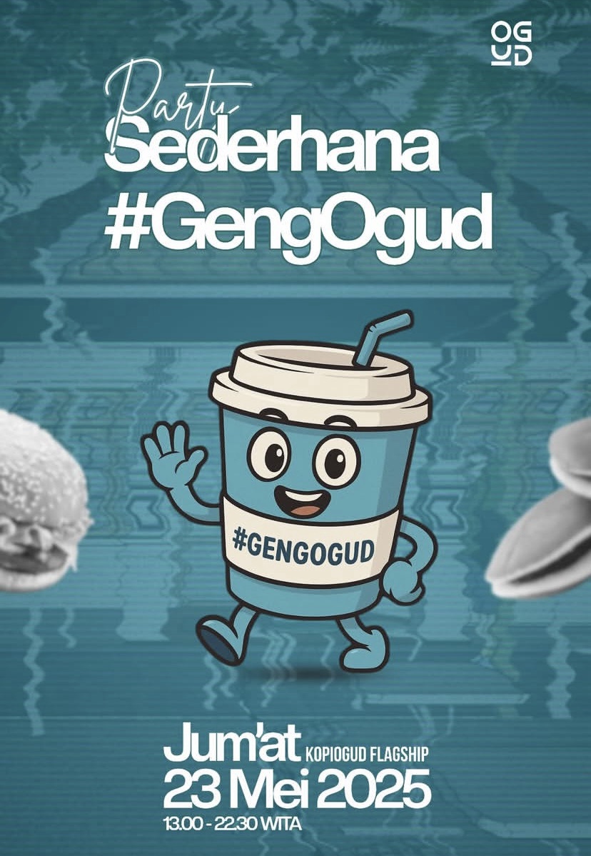 Meriahkan Akhir Pekan, Kopi Ogud Gelar “Party Sederhana” dan softopening di Ratulangi
